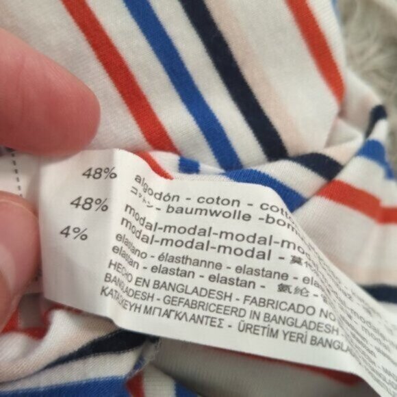 Zara cotton striped sleeveless multicoloured midi dress - Picture 6 of 6